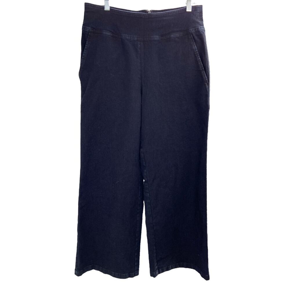 “G.I.L.I.” Xtra wide leg Dark Wash‎ Faux Pockets Back Zipper 12P